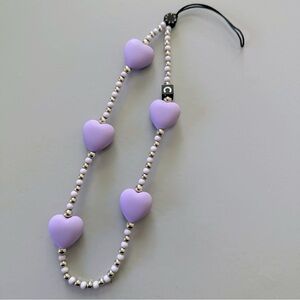 Casetify Heart Phone Charm - Lavender Heart